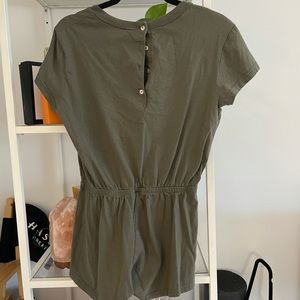 american apparel short sleeve romper